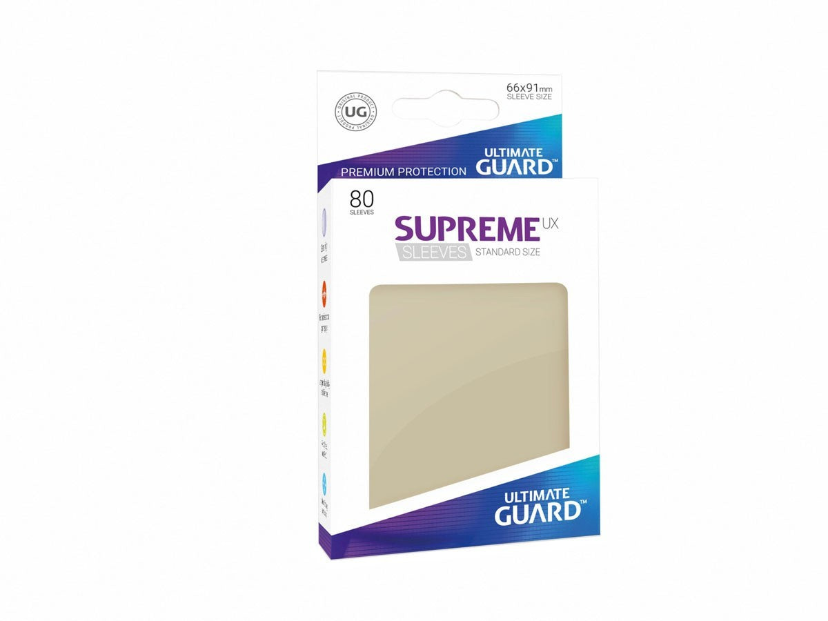 Ultimate Guard Supreme Ux Sleeves Standard Size Solid Sand (80)
