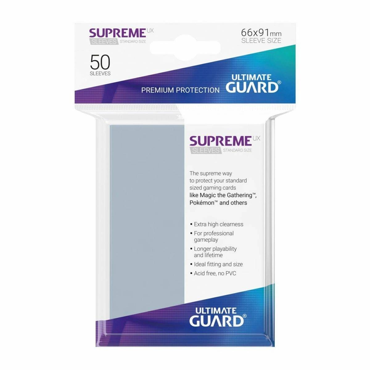 Ultimate Guard - Supreme UX Standard Sleeves Transparent (50)