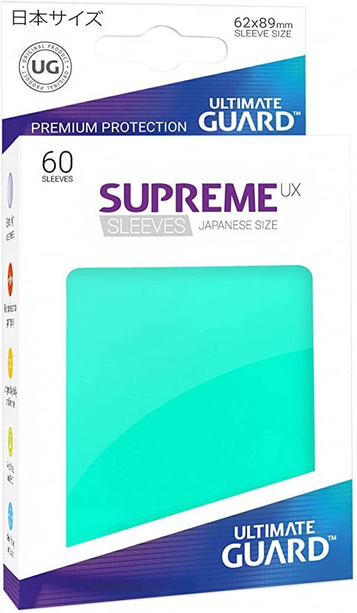 Ultimate Guard - Supreme UX Japanese Size Sleeves Turquoise (60)