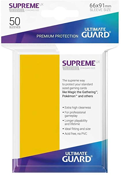Ultimate Guard - Supreme UX Standard Sleeves Yellow (50)