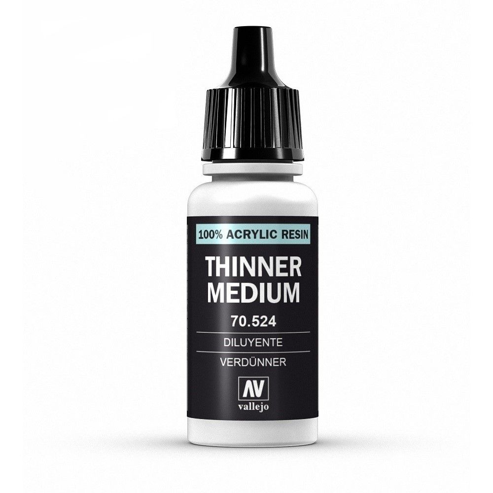 Vallejo Thinner Medium 17ml Acrylic Paint (AV70524)