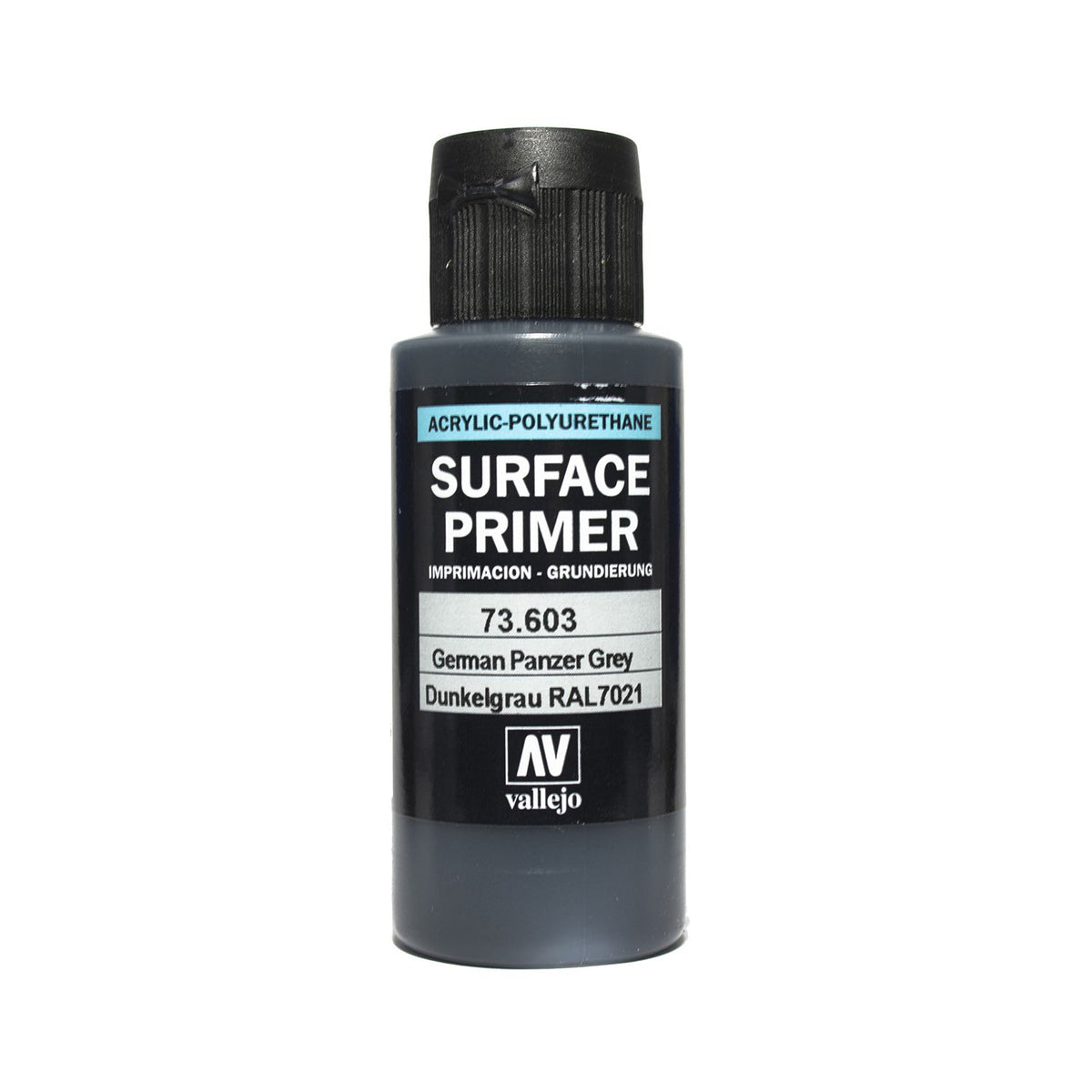 Vallejo Surface Primer 60ml Acrylic Paint - Ger Panzer Grey