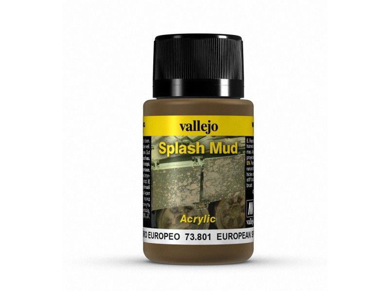 Vallejo Weathering Effects European Splash Mud 40 Ml