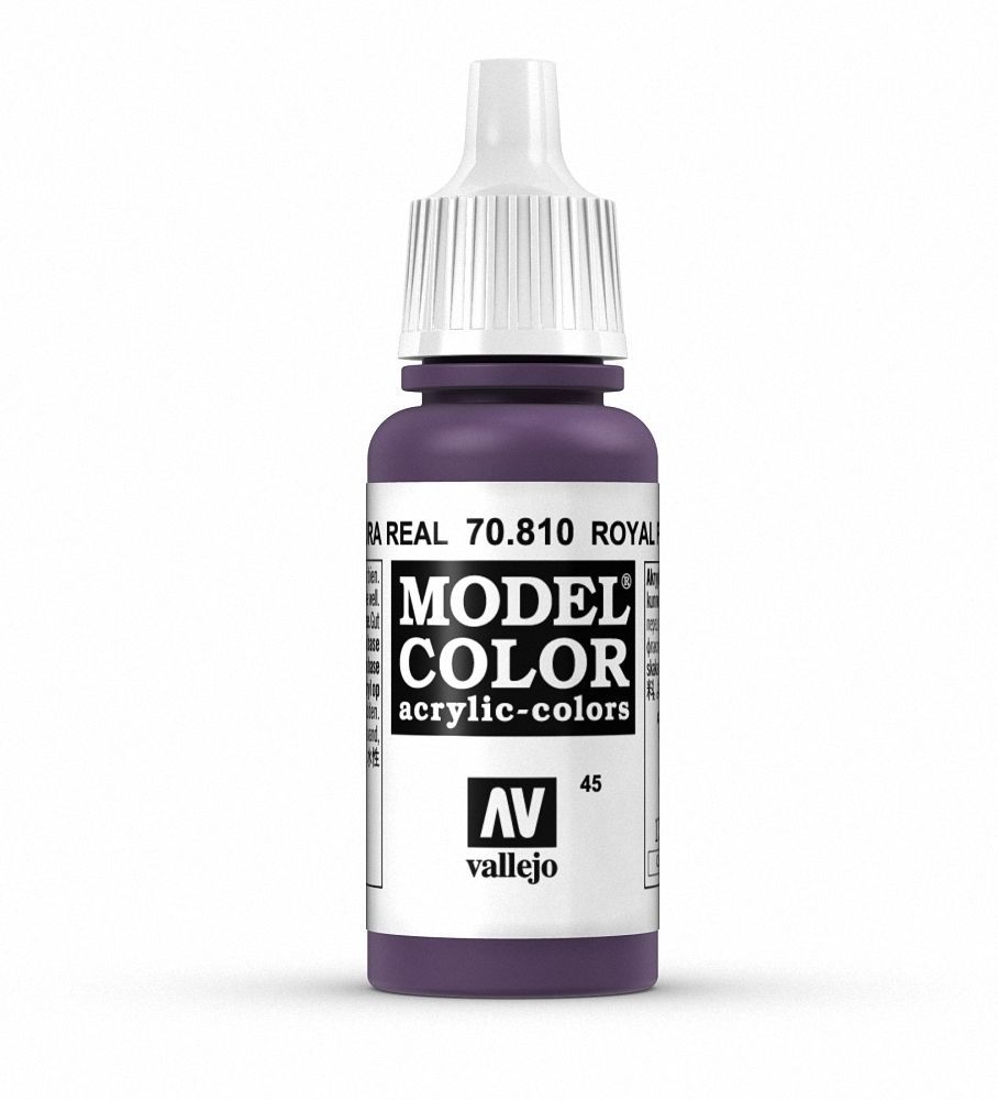 Vallejo Model Colour - Royal Purple 17ml Acrylic Paint (AV70810)