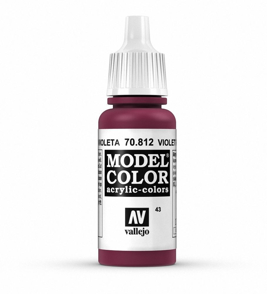 Vallejo Model Colour - Violet Red 17ml Acrylic Paint (AV70812)