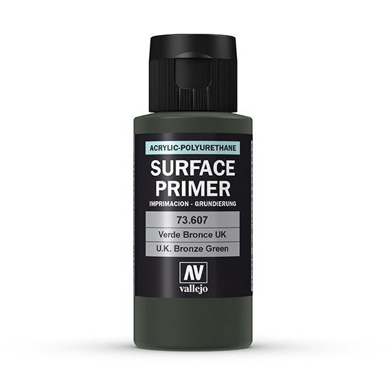 Vallejo Surface Primer 60ml Acrylic Paint - Uk Bronze Green