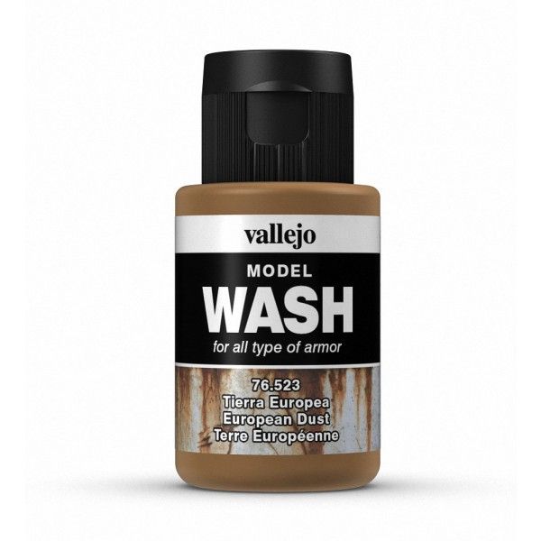 Vallejo Model Wash - European Dust 35ml Acrylic Paint (AV76523)