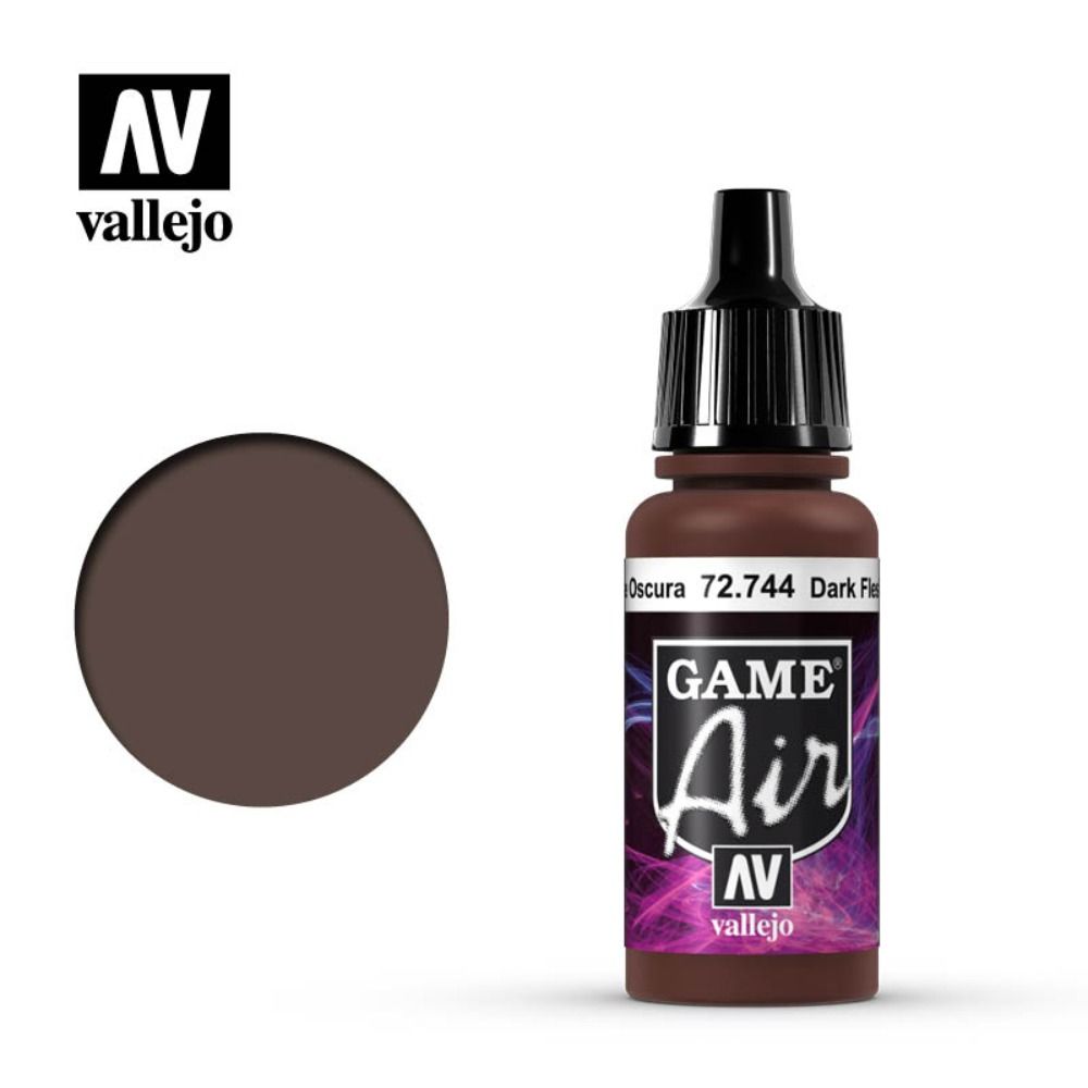 Vallejo Game Air - Dark Fleshtone 17ml Acrylic Paint (AV72744)