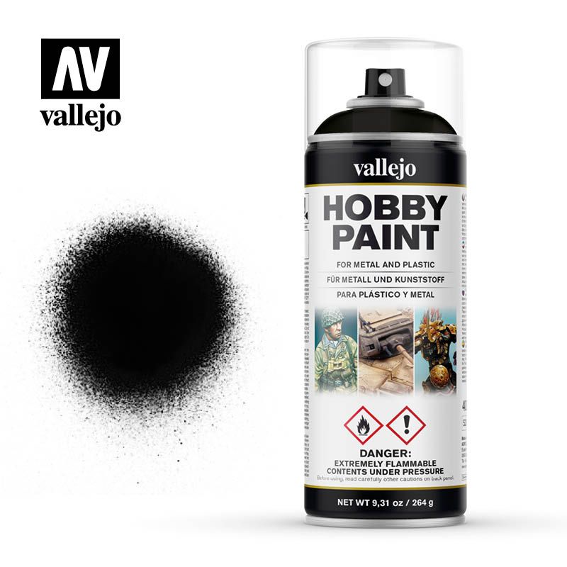 Vallejo Spray Paint Black (AV28012)