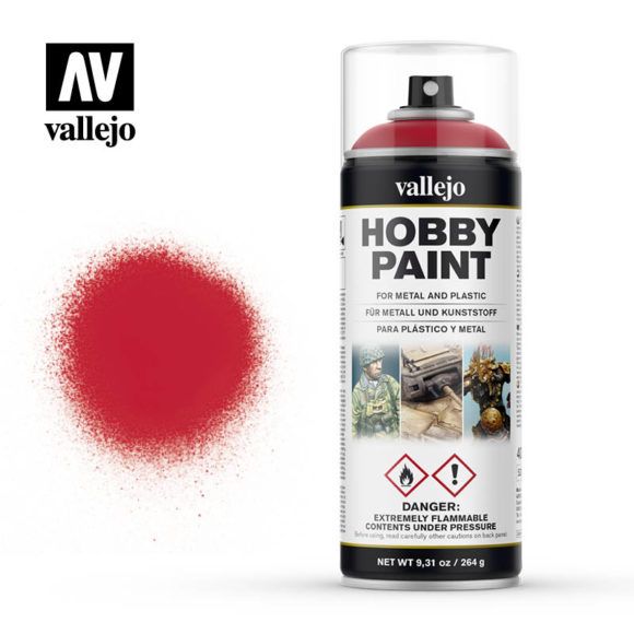 Vallejo Spray Paint Bloody Red (AV28023)