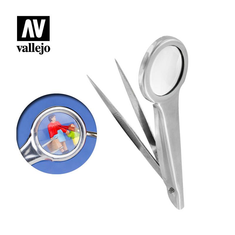 Vallejo Tools Magnifier Tweezers