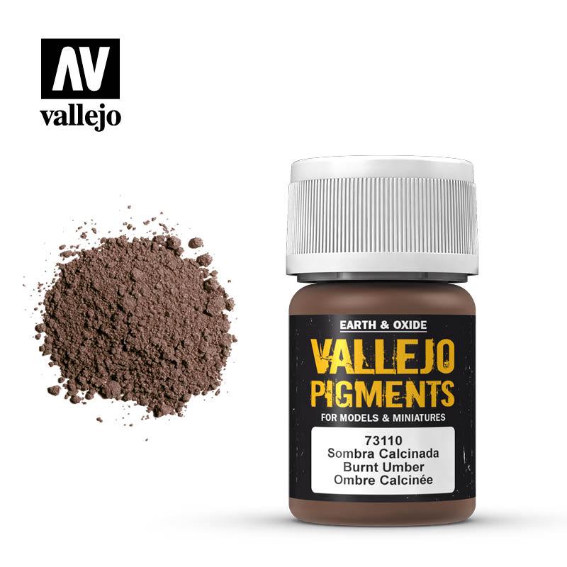 Vallejo Pigments - Burnt Umber 30ml (AV73110)