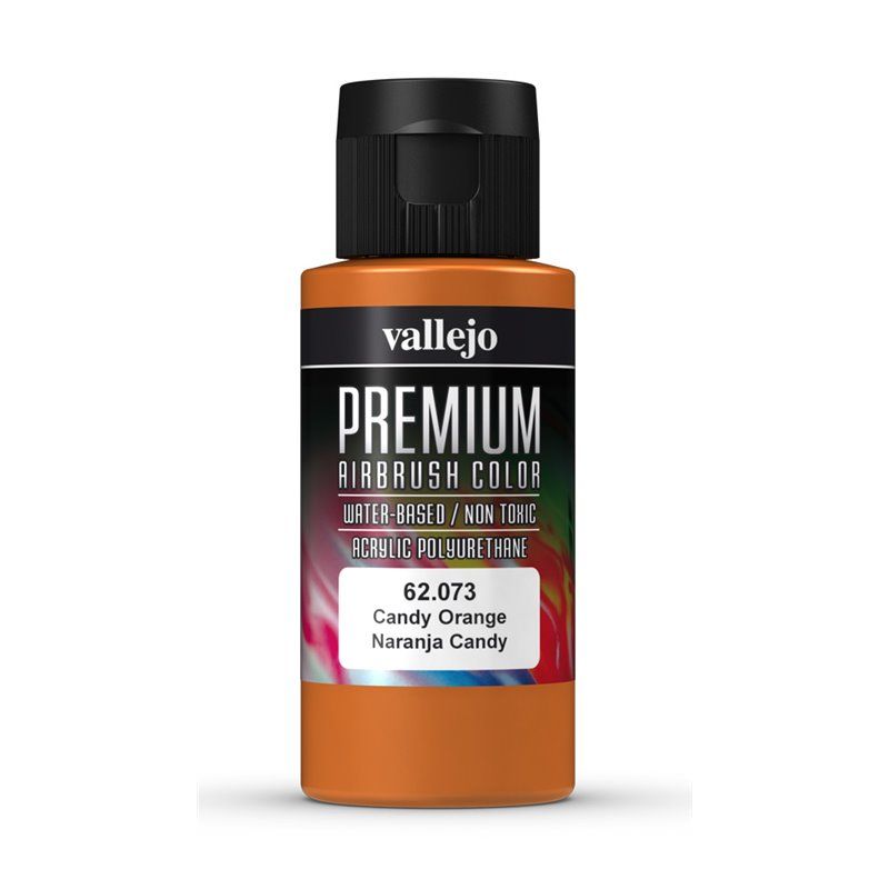 Vallejo Premium Colour - Candy Orange 60ml Acrylic Paint (AV62073)