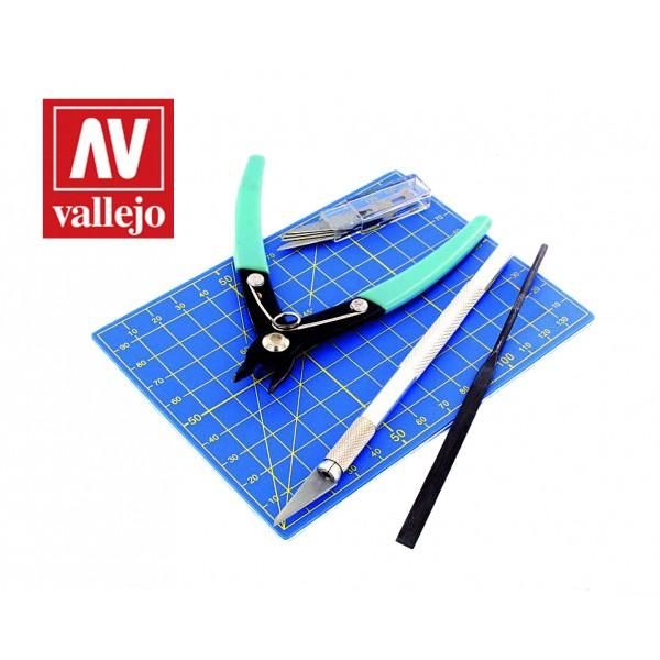 Vallejo Tools 9pc Plastic Modelling Tool Set