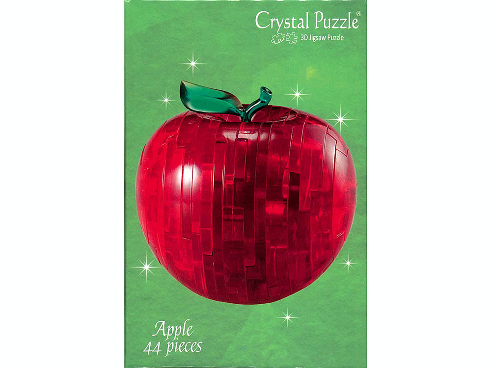 3D Red Apple Crystal Puzzle