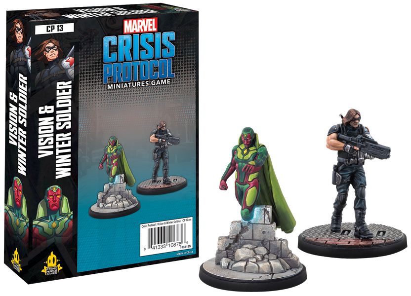 Marvel Crisis Protocol Miniatures Game Vision And Winter Soldier Expansion
