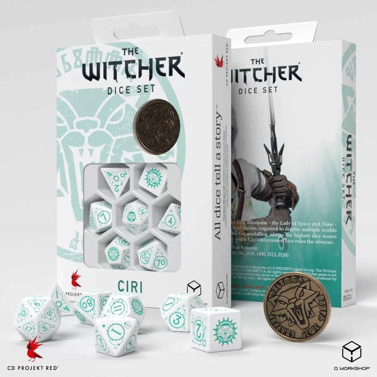 Q Workshop - The Witcher Dice Set Ciri - The Law of Surprise