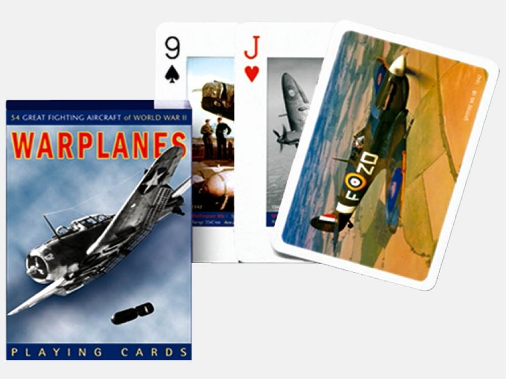 Warplanes: Poker Cards Piatnik Playing Cards