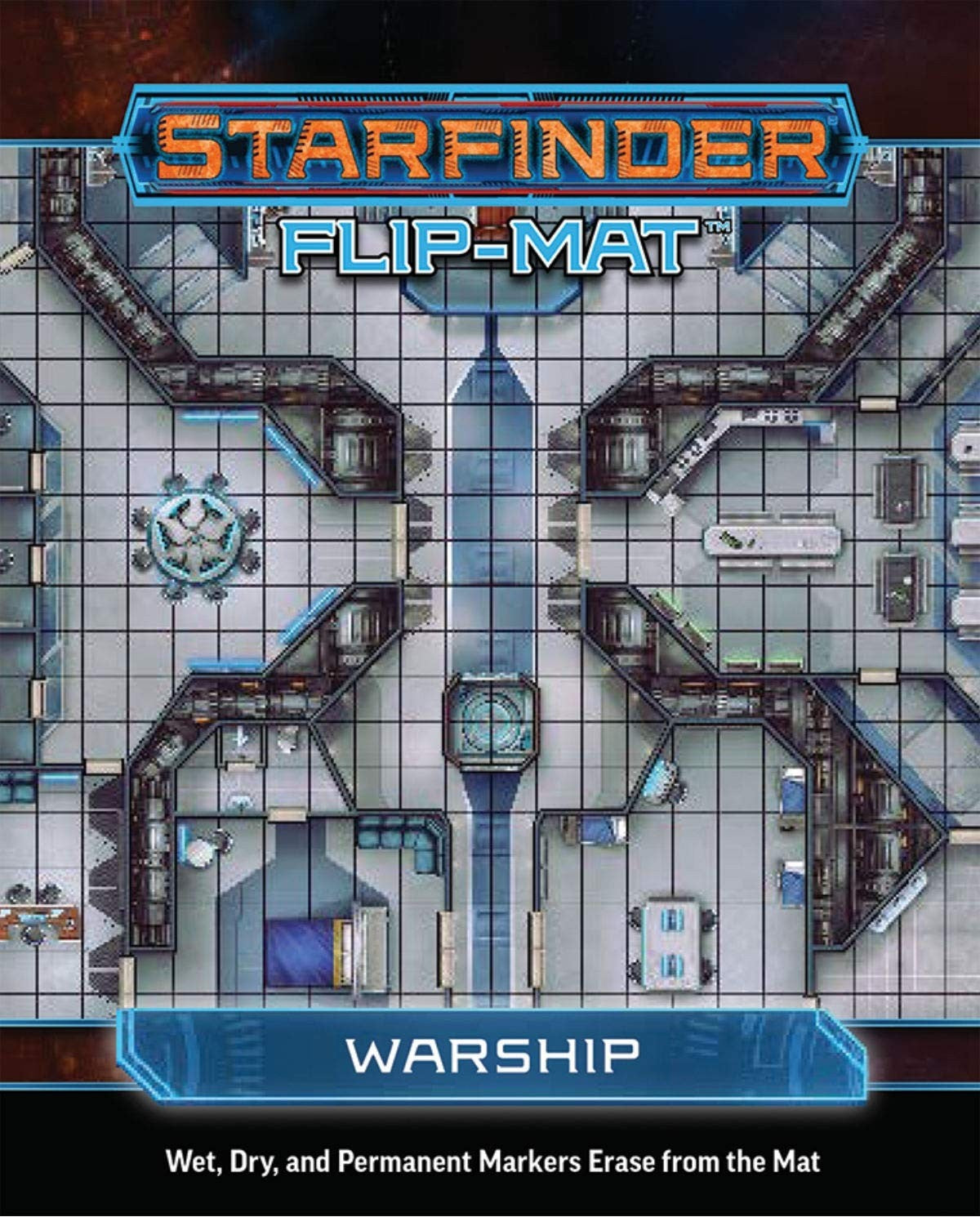 Starfinder RPG Flip Mat Warship