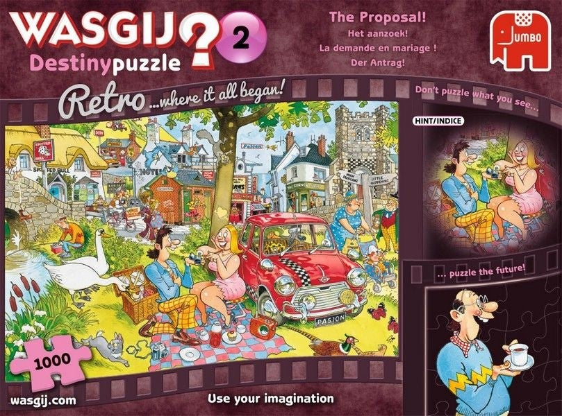 The Proposal: Wasgij Destiny 2 Retro 1000 Piece Jigsaw Jumbo