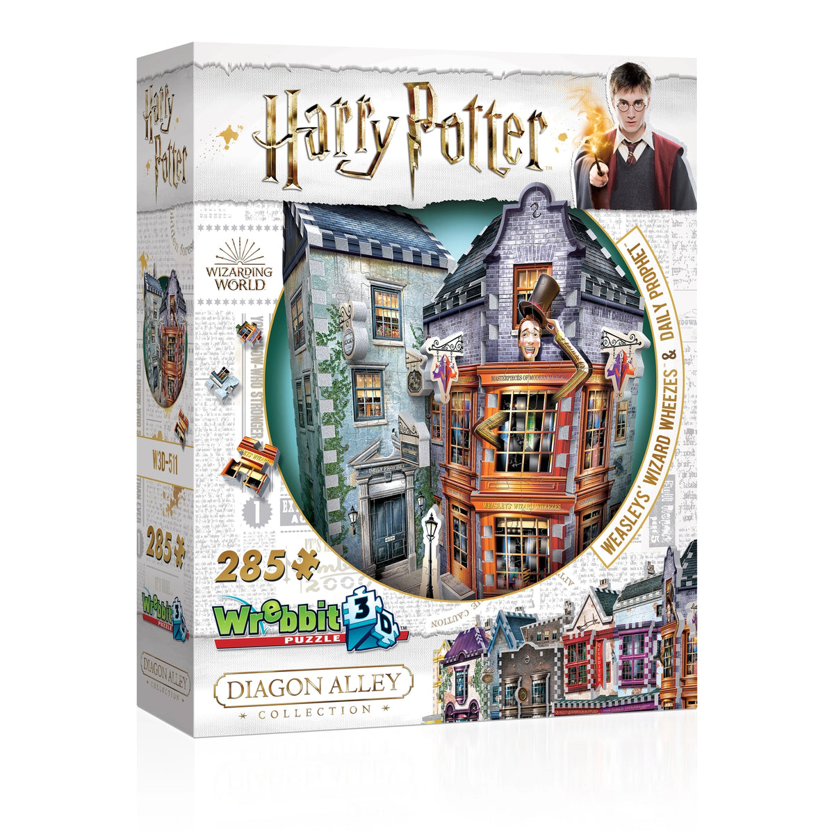 Wrebbit Harry Potter Weasleys Wizard Wheezes 285 Piece 3D Jigsaw