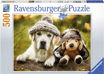 Ravensburger Winter Labrador - 500 Piece Jigsaw