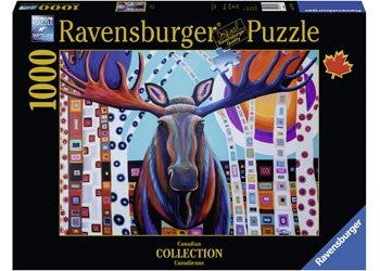 Ravensburger Winter Moose Puzzle - 1000 Piece Jigsaw