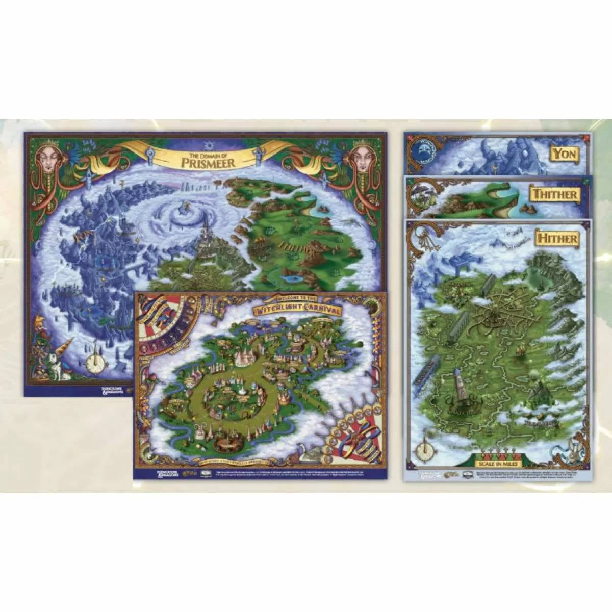 Dungeons &amp; Dragons The Wild Beyond The Witchlight Map Set