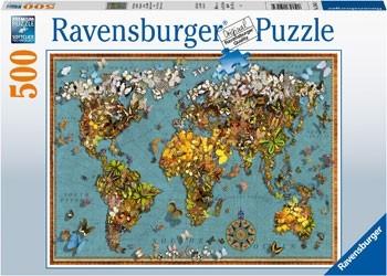 Jigsaw Puzzle World of Butterflies 500pc - Good Games