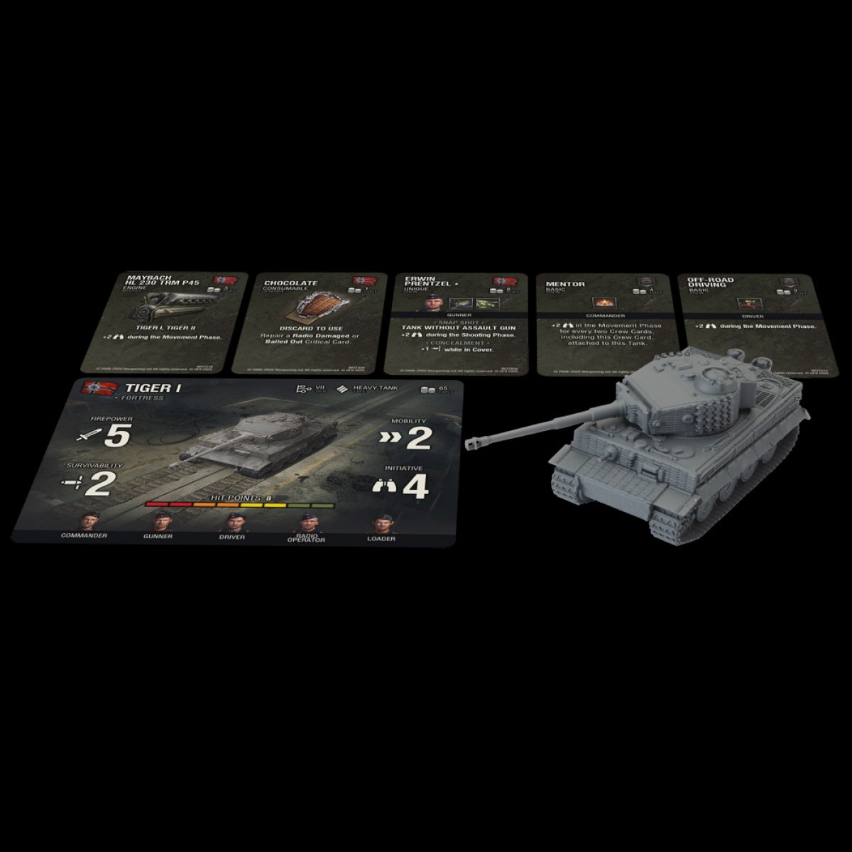 World of Tanks Miniatures Game Wave 4 German Tiger 1