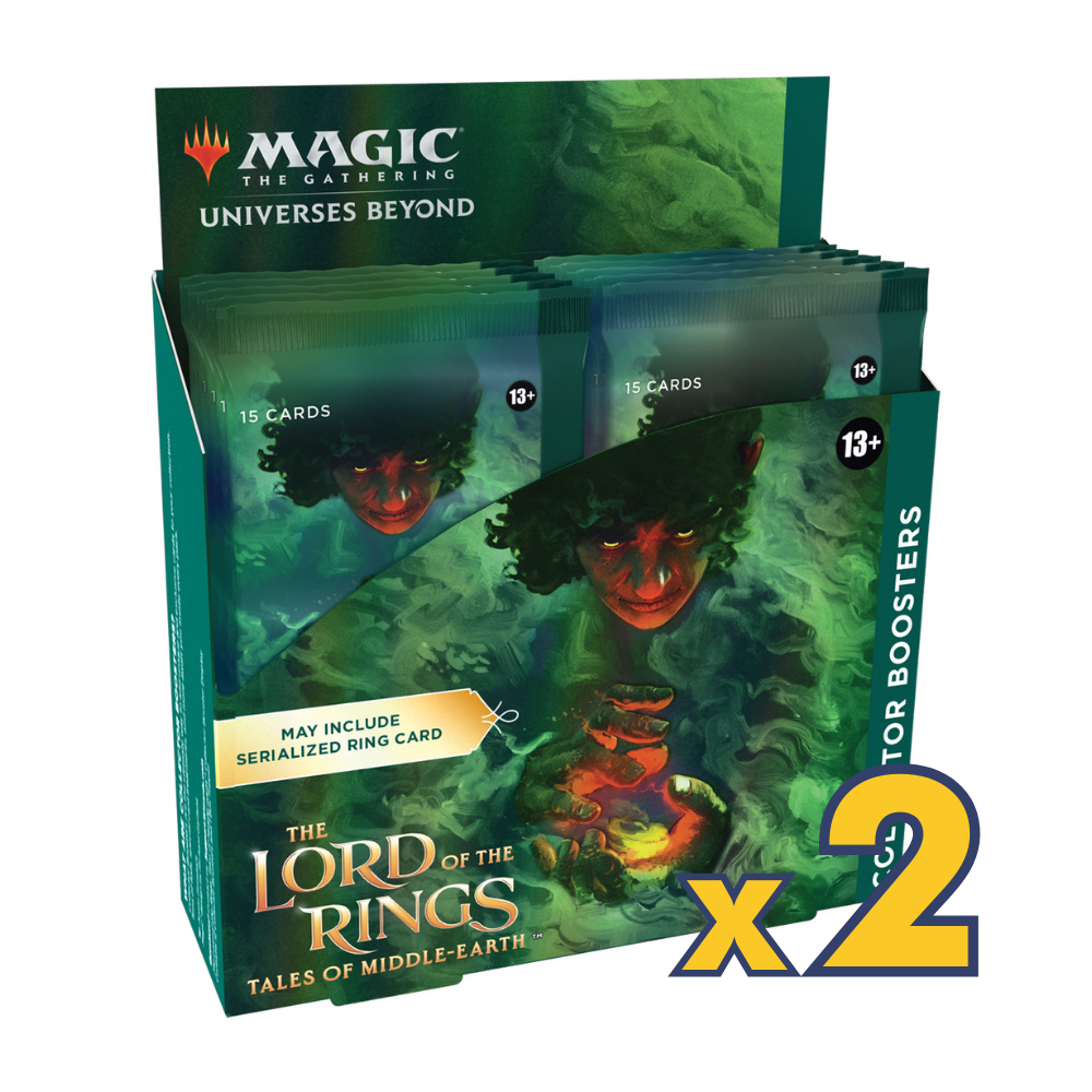 Magic: The Gathering Lord of the Rings Collector Booster Double Box Combo