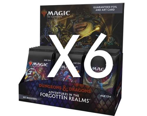 Magic the Gathering D&amp;D: Adventures in the Forgotten Realms Set Booster Case