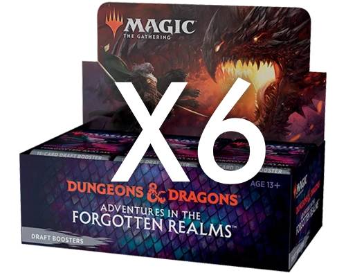 Magic the Gathering D&amp;D: Adventures in the Forgotten Realms Draft Booster Case