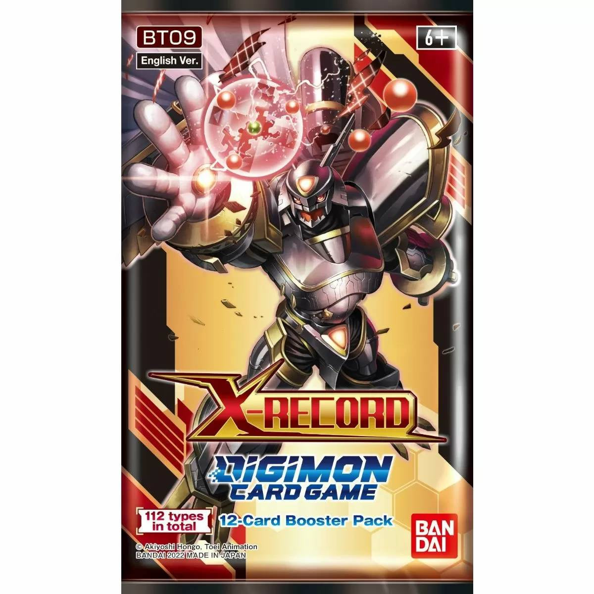 Digimon Card Game Series 09 X Record BT09 Booster Pack