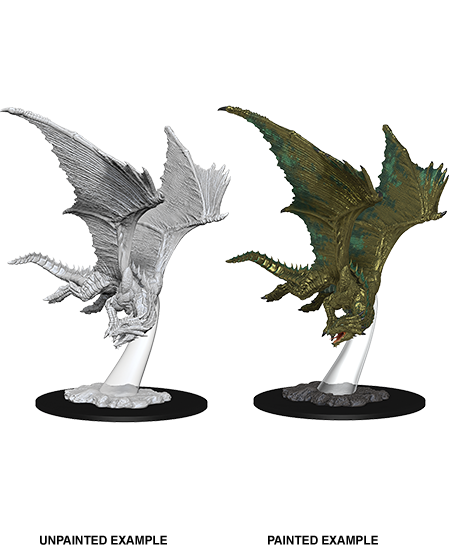 Dungeons &amp; Dragons - Nolzurs Marvelous Unpainted Miniatures Young Bronze Dragon