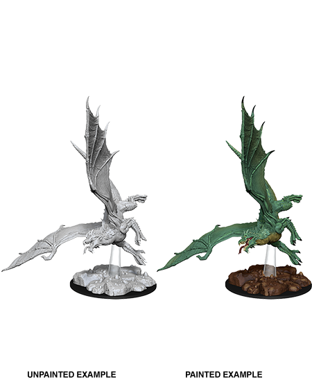 Dungeons &amp; Dragons - Nolzurs Marvelous Unpainted Miniatures Young Green Dragon