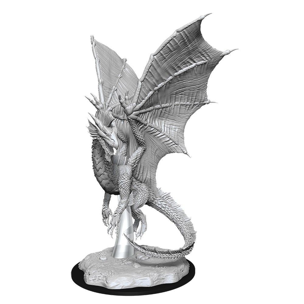 Dungeons &amp; Dragons - Nolzurs Marvelous Unpainted Miniatures Young Silver Dragon