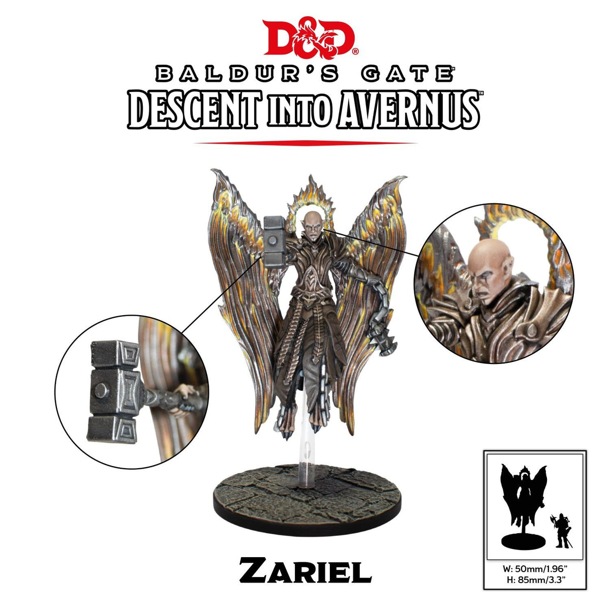 Dungeons &amp; Dragons - Collectors Series Miniatures Baldurs Gate Descent into Avernus Zariel