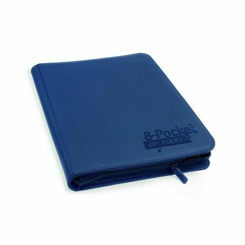 Ultimate Guard 8-Pocket Zipfolio Xenoskin Dark Blue