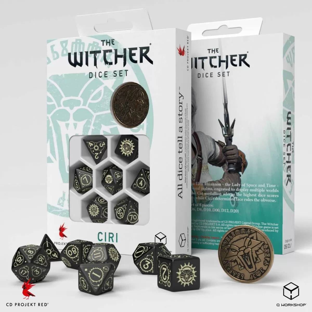 Q Workshop - The Witcher Dice Set Ciri - The Zireael