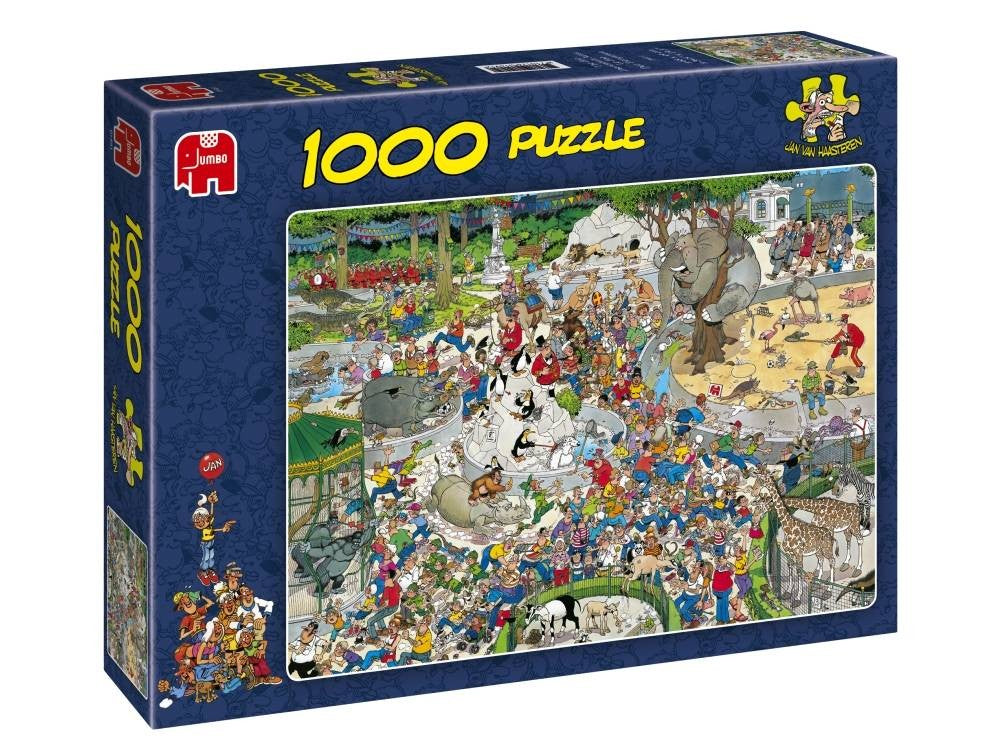 Jan Van Haasteren - The Zoo 1000 Piece Jigsaw | Good Games